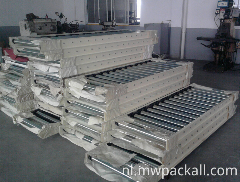 Roestvrij staal gemotoriseerd flexibele uitbreidbare roltransporteur voor de industrie